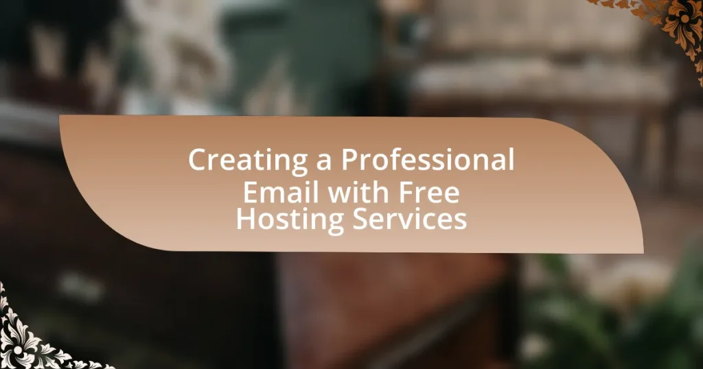 Creating a Professional Email with Free Hosting Services