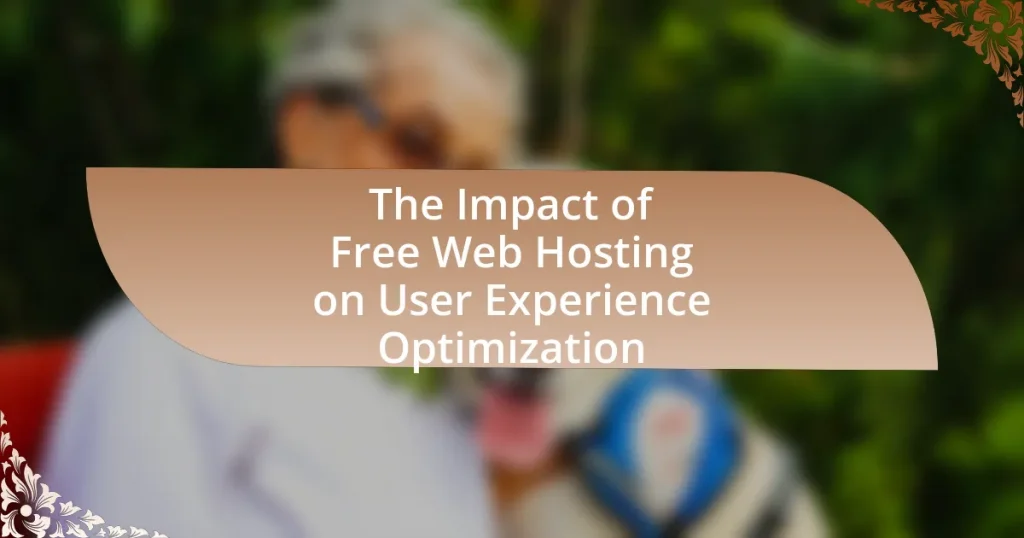 The Impact of Free Web Hosting on User Experience Optimization