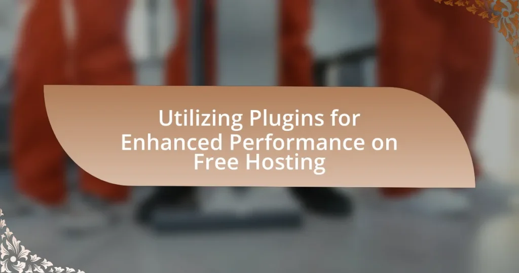 Utilizing Plugins for Enhanced Performance on Free Hosting
